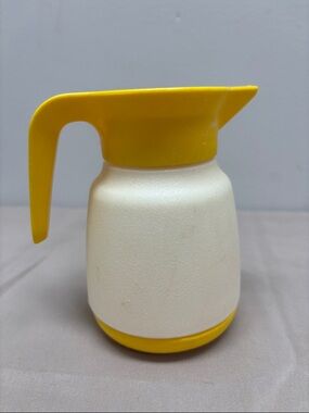 Vintage Little Tikes Yellow White Country Kitchen Replacement Coffee Pot